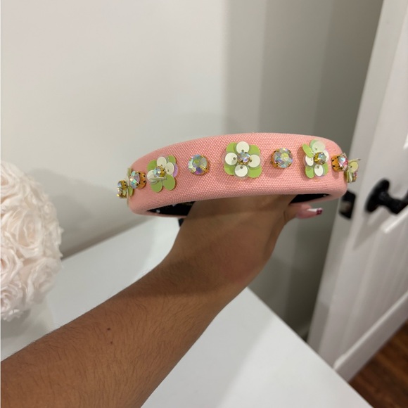 Lele Sadoughi Accessories - Lele Sadoughi Alice Zinnia Crystal Paillette Headband